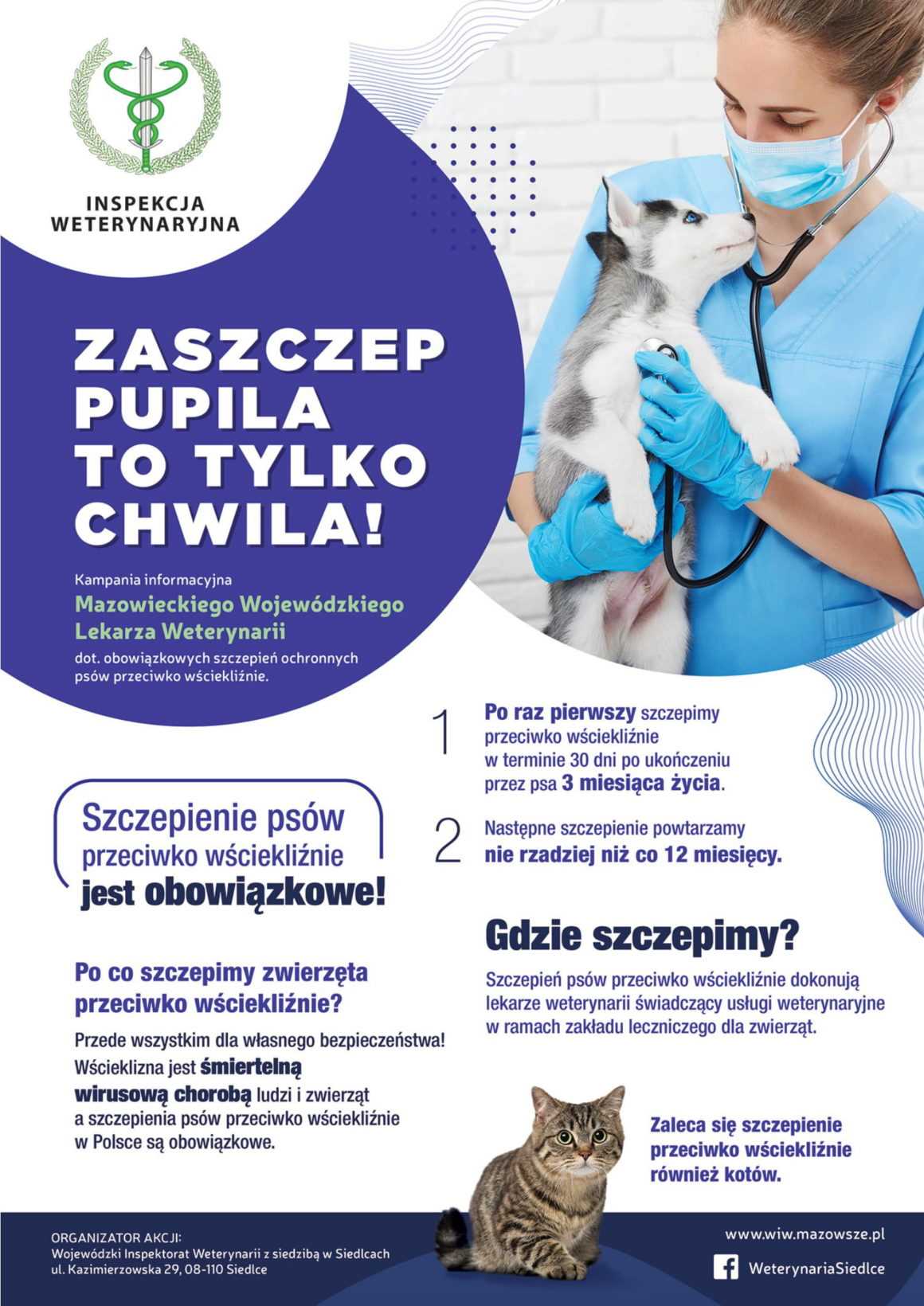 Kampania informacyjna Mazowieckiego Wojewódzkiego Lekarza Weterynarii Kampania informacyjna Mazowieckiego Wojewódzkiego Lekarza Weterynarii