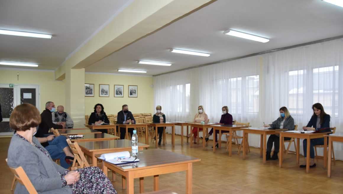 Spotkanie sztabu zarządzenia kryzysowego w Sochocinie