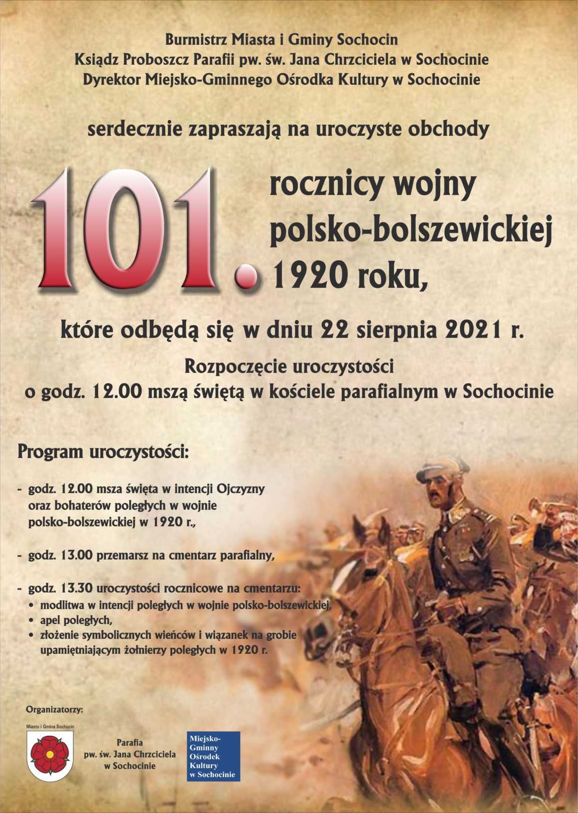 Uroczystości z okazji 101. rocznicy wojny polsko-bolszewickiej 1920 roku