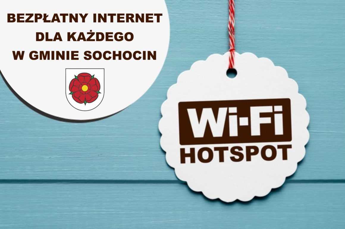 Darmowe wi-fi już działa w Sochocinie. Sieć nowych hotspotów zapewnia dostęp do Internetu mieszkańcom i turystom [PUNKTY DOSTĘPU]